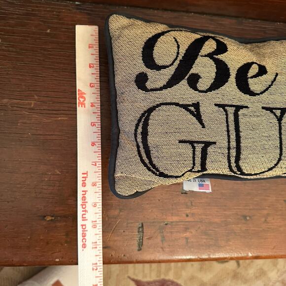 Disney Parks Beauty & The Beast “Be Our Guest” Reversible Throw Pillow USA Made - Picture 6 of 6